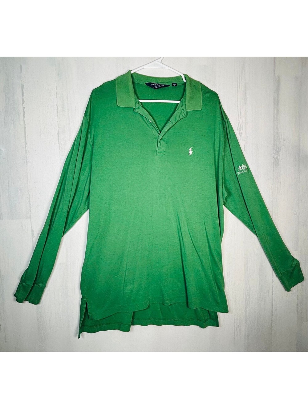 Polo Golf Ralph Lauren Men’s XL Green Long Sleeve Polo Pinehurst Pima Cotton